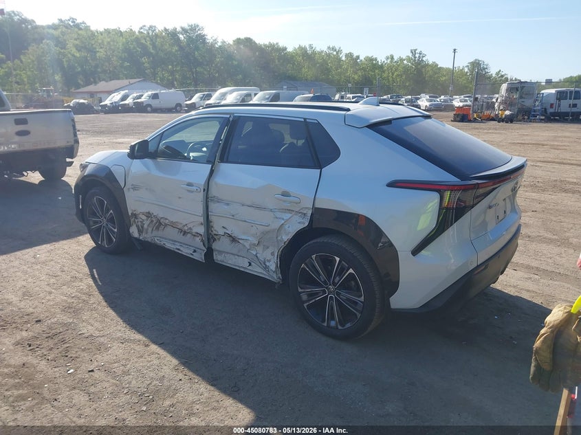 2023 Toyota Bz4x VIN JTMABABA9PA004028 IAAI salvage auction — LEFT SIDE, Salvage - 75% Or Less (Maryland), sold $9,500 on 2026-07-14 (photo 3)