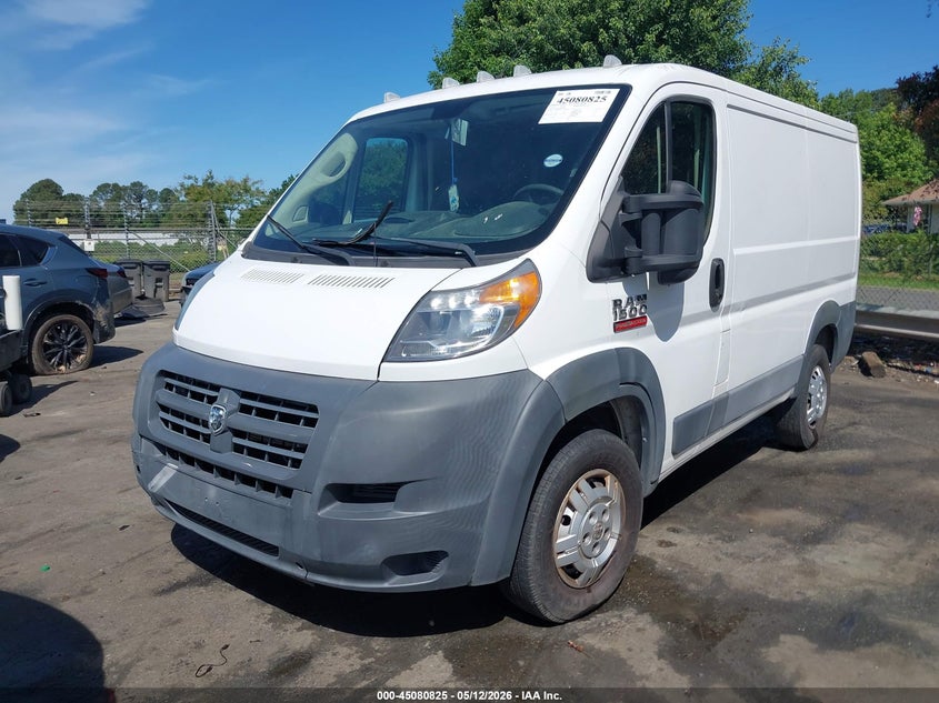 2017 Ram Promaster city VIN 3C6TRVNG6HE547242 IAAI salvage auction — NORMAL WEAR, Clear (North Carolina), sold $2,525 on 2026-07-09 (photo 2)