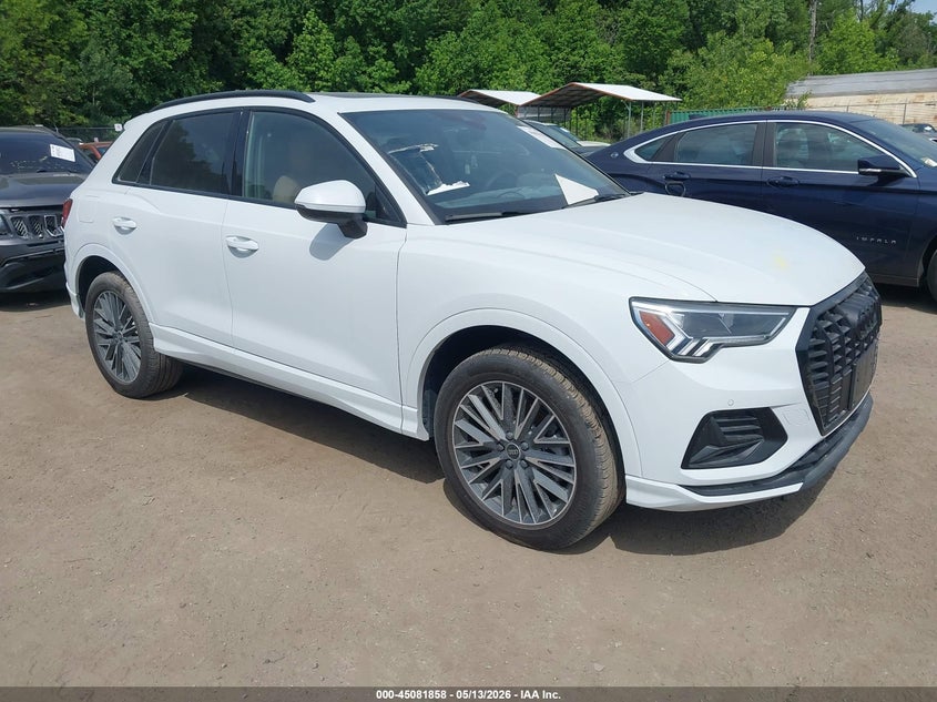 2024 Audi Q3 VIN WA1AUCF31R1101402 IAAI salvage auction — UNDERCARRIAGE, Salvage - Greater Than 75% (Maryland), sold $13,600 on 2026-07-28 (photo 1)