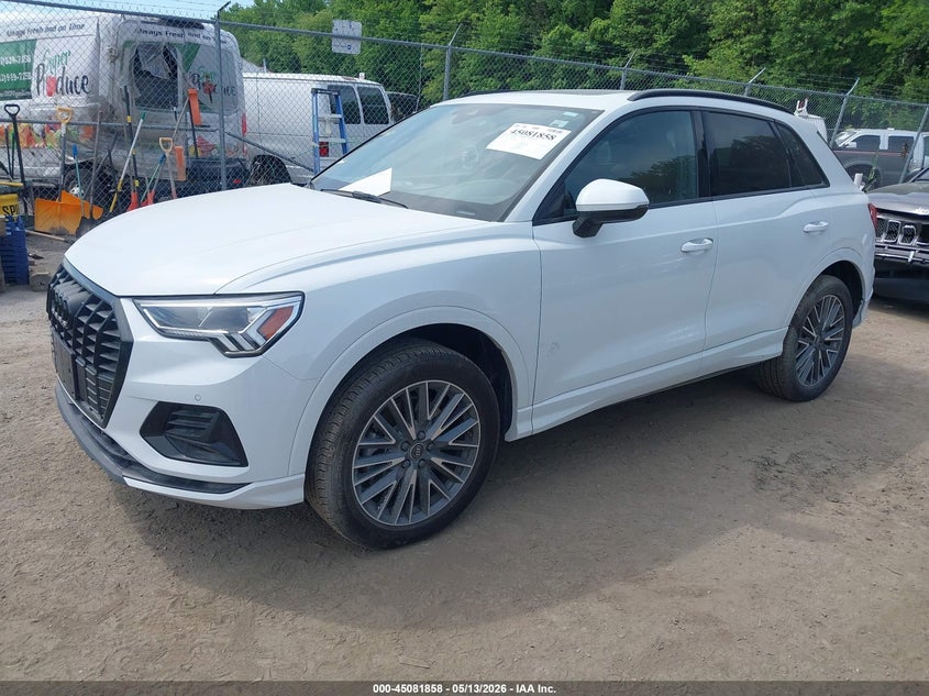 2024 Audi Q3 VIN WA1AUCF31R1101402 IAAI salvage auction — UNDERCARRIAGE, Salvage - Greater Than 75% (Maryland), sold $13,600 on 2026-07-28 (photo 2)