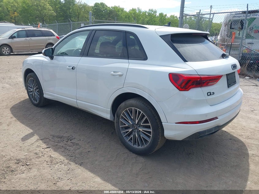 2024 Audi Q3 VIN WA1AUCF31R1101402 IAAI salvage auction — UNDERCARRIAGE, Salvage - Greater Than 75% (Maryland), sold $13,600 on 2026-07-28 (photo 3)