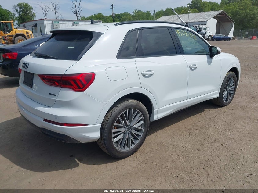 2024 Audi Q3 VIN WA1AUCF31R1101402 IAAI salvage auction — UNDERCARRIAGE, Salvage - Greater Than 75% (Maryland), sold $13,600 on 2026-07-28 (photo 4)