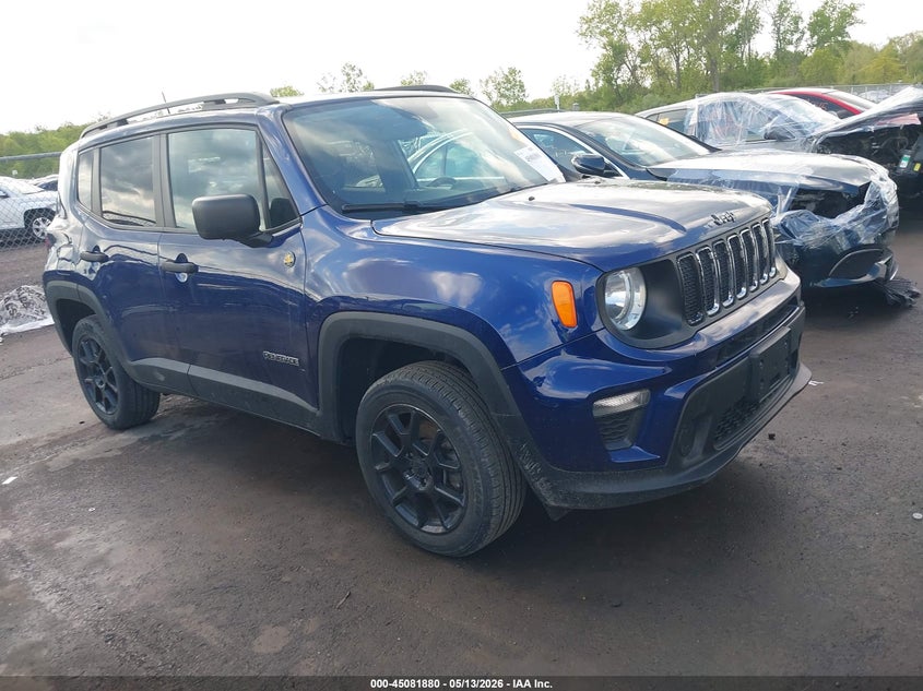 2019 Jeep Renegade VIN ZACNJBAB4KPK71586 IAAI salvage auction — HAIL, Salvage (Ohio), sold $2,950 on 2026-07-07 (photo 1)