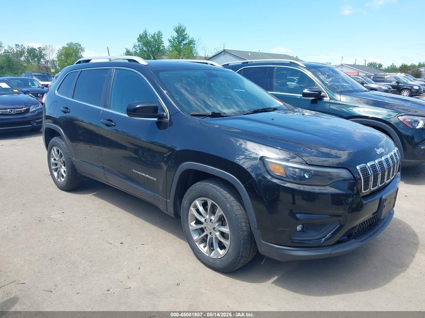 2019 Jeep Cherokee VIN 1C4PJMLB0KD138312 IAAI salvage auction — HAIL, Salvage (Ohio), sold $2,100 on 2026-07-31 (photo 1)