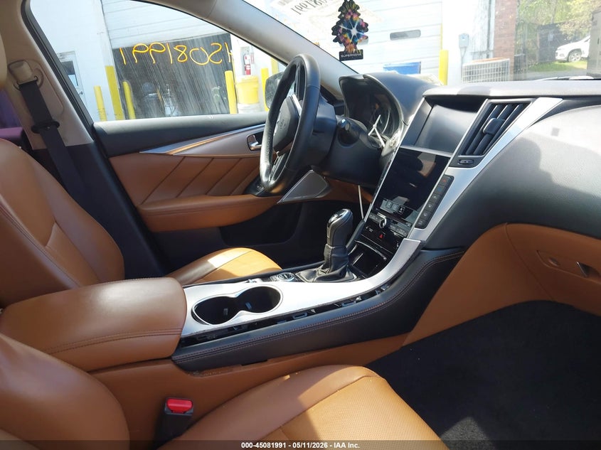 2023 Infiniti Q50 VIN JN1EV7BR3PM541724 IAAI salvage auction — FRONT & REAR, Mv-907A (New York), sold $4,350 on 2026-07-07 (photo 5)