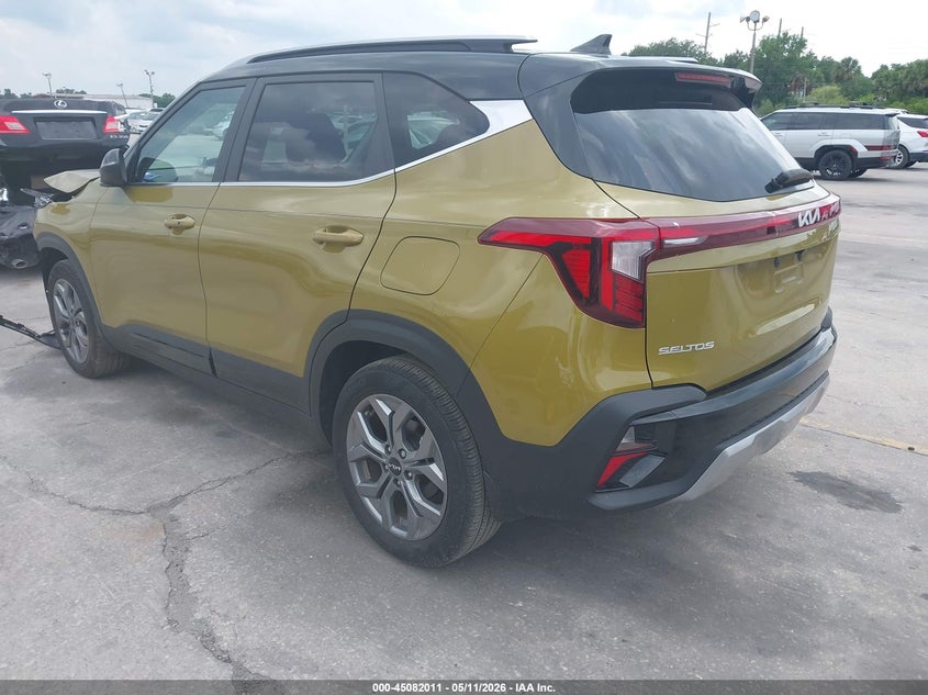 2024 Kia Seltos VIN KNDEU2AAXR7654523 IAAI salvage auction — FRONT END, Salvage Title, sold $5,525 on 2026-07-22 (photo 3)