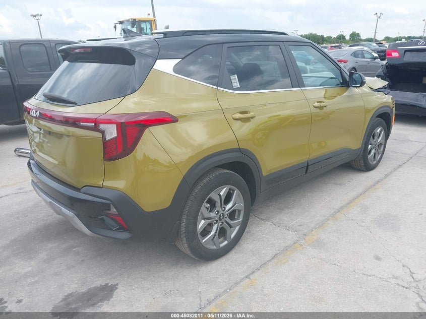 2024 Kia Seltos VIN KNDEU2AAXR7654523 IAAI salvage auction — FRONT END, Salvage Title, sold $5,525 on 2026-07-22 (photo 4)