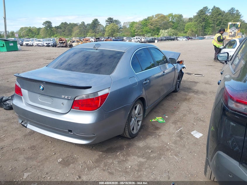 2007 BMW 5 series VIN WBANE73537CM56507 IAAI salvage auction — FRONT END, Mv-907A (New York), sold $450 on 2026-07-07 (photo 4)