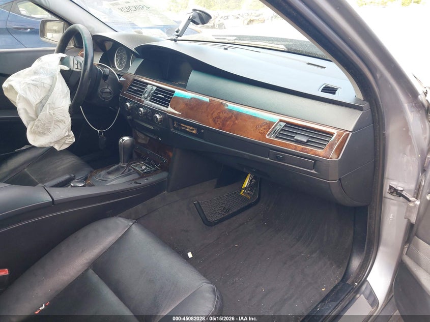 2007 BMW 5 series VIN WBANE73537CM56507 IAAI salvage auction — FRONT END, Mv-907A (New York), sold $450 on 2026-07-07 (photo 5)