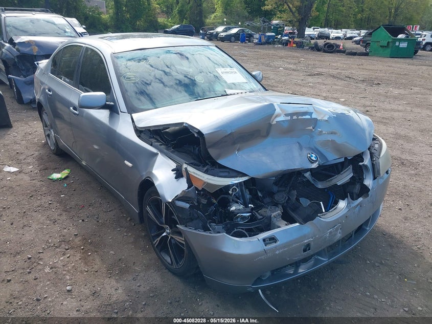 2007 BMW 5 series VIN WBANE73537CM56507 IAAI salvage auction — FRONT END, Mv-907A (New York), sold $450 on 2026-07-07 (photo 6)