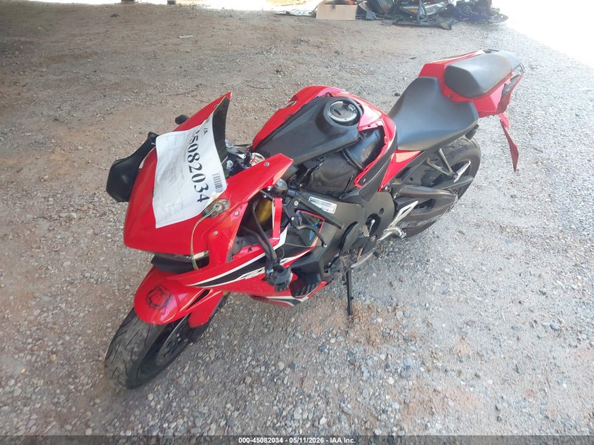 2017 Honda Cbr VIN JH2SC7719HK000142 IAAI salvage auction — FRONT & REAR, Salvage (Georgia), sold $3,050 on 2026-07-22 (photo 2)