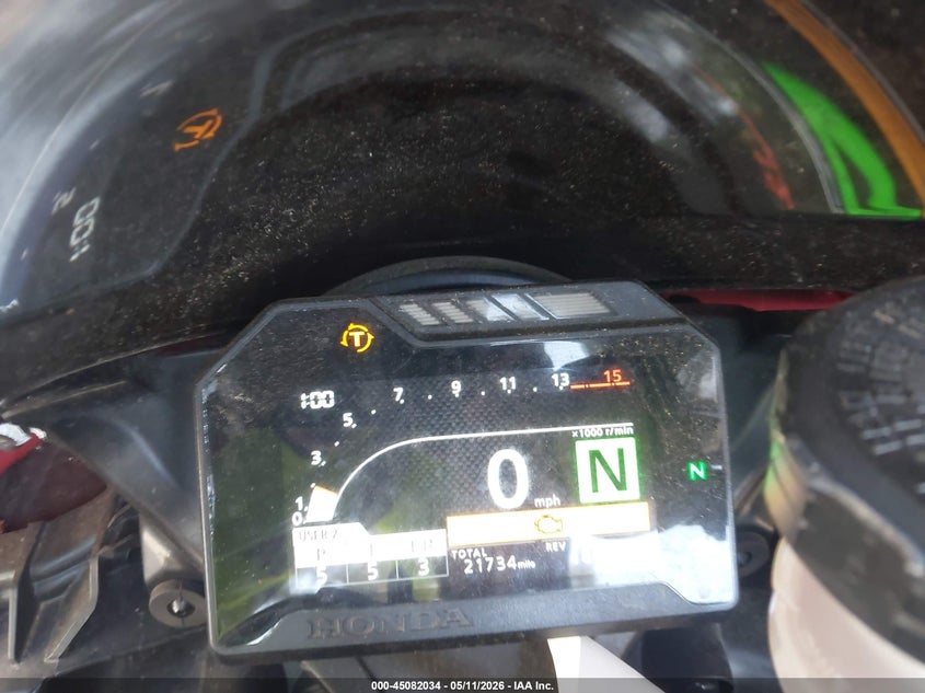 2017 Honda Cbr VIN JH2SC7719HK000142 IAAI salvage auction — FRONT & REAR, Salvage (Georgia), sold $3,050 on 2026-07-22 (photo 7)