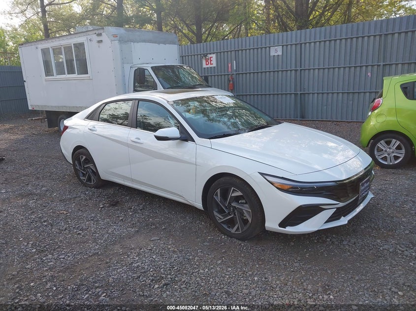 2026 Hyundai Elantra VIN KMHLN4DJ1TU193034 IAAI salvage auction — LEFT SIDE, Salvage (New Jersey), sold $10,750 on 2026-07-22 (photo 1)