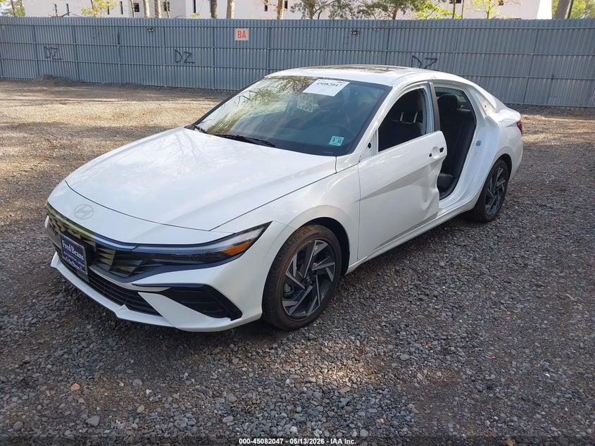 2026 Hyundai Elantra VIN KMHLN4DJ1TU193034 IAAI salvage auction — LEFT SIDE, Salvage (New Jersey), sold $10,750 on 2026-07-22 (photo 2)