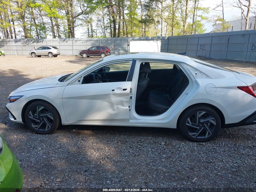 2026 Hyundai Elantra VIN KMHLN4DJ1TU193034 IAAI salvage auction — LEFT SIDE, Salvage (New Jersey), sold $10,750 on 2026-07-22 (photo 6)