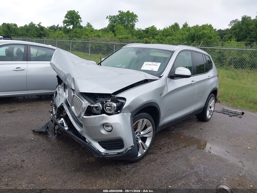 2015 BMW X3 VIN 5UXWZ7C5XF0M83276 IAAI salvage auction — FRONT END, Salvage (Louisiana), sold $1,175 on 2026-07-14 (photo 2)