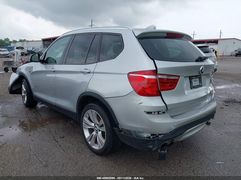 2015 BMW X3 VIN 5UXWZ7C5XF0M83276 IAAI salvage auction — FRONT END, Salvage (Louisiana), sold $1,175 on 2026-07-14 (photo 3)