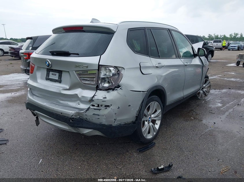 2015 BMW X3 VIN 5UXWZ7C5XF0M83276 IAAI salvage auction — FRONT END, Salvage (Louisiana), sold $1,175 on 2026-07-14 (photo 4)