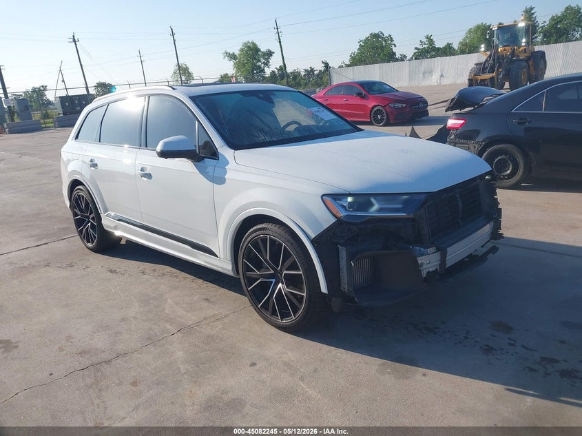 2022 Audi Q7 VIN WA1VXBF77ND013677 IAAI salvage auction — FRONT END, Salvage (Texas), sold $21,300 on 2026-07-08 (photo 1)