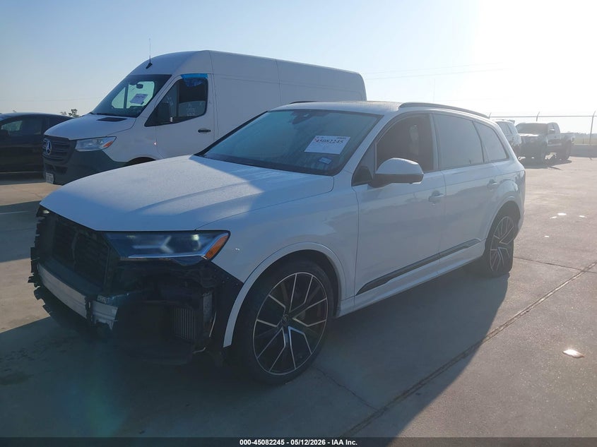 2022 Audi Q7 VIN WA1VXBF77ND013677 IAAI salvage auction — FRONT END, Salvage (Texas), sold $21,300 on 2026-07-08 (photo 2)