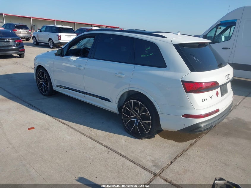 2022 Audi Q7 VIN WA1VXBF77ND013677 IAAI salvage auction — FRONT END, Salvage (Texas), sold $21,300 on 2026-07-08 (photo 3)