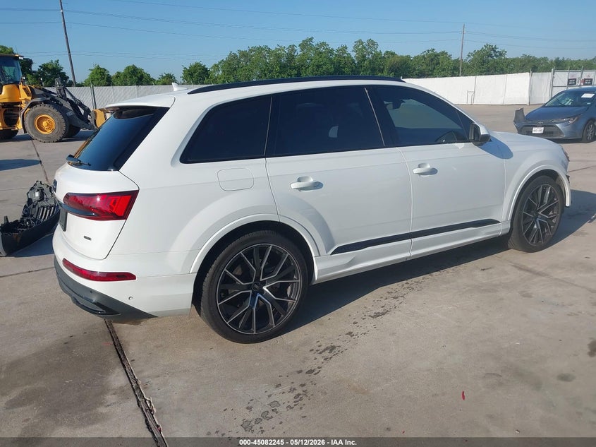 2022 Audi Q7 VIN WA1VXBF77ND013677 IAAI salvage auction — FRONT END, Salvage (Texas), sold $21,300 on 2026-07-08 (photo 4)