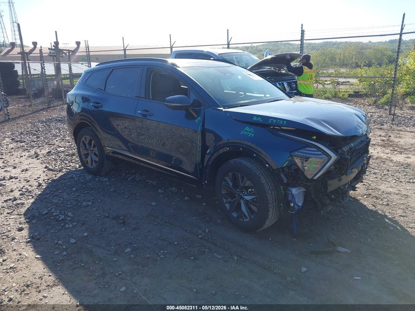 2025 Kia Sportage VIN KNDPXCDG5S7232932 IAAI salvage auction — FRONT END, Salvage (Pennsylvania), sold $10,925 on 2026-07-14 (photo 1)