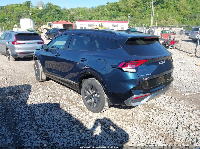 2025 Kia Sportage VIN KNDPXCDG5S7232932 IAAI salvage auction — FRONT END, Salvage (Pennsylvania), sold $10,925 on 2026-07-14 (photo 3)