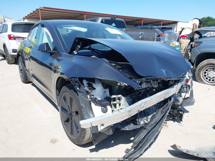 2024 Tesla Model 3 VIN 5YJ3E1EA9RF864856 IAAI salvage auction — FRONT END, Salvage (Texas), sold $6,900 on 2026-07-09 (photo 1)