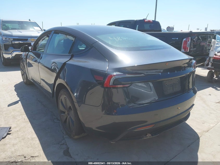 2024 Tesla Model 3 VIN 5YJ3E1EA9RF864856 IAAI salvage auction — FRONT END, Salvage (Texas), sold $6,900 on 2026-07-09 (photo 3)