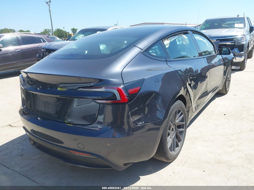 2024 Tesla Model 3 VIN 5YJ3E1EA9RF864856 IAAI salvage auction — FRONT END, Salvage (Texas), sold $6,900 on 2026-07-09 (photo 4)