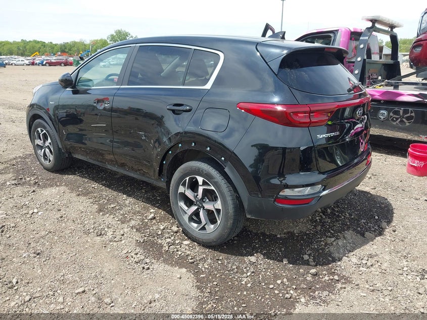 2022 Kia Sportage VIN KNDPMCAC8N7974482 IAAI salvage auction — LEFT SIDE, Salvage Title, sold $6,500 on 2026-07-24 (photo 3)