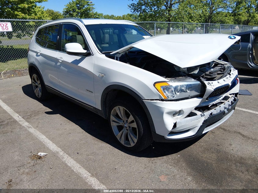 2013 BMW X3 VIN 5UXWX7C50DL980712 IAAI salvage auction — FRONT END, Salvage (New Jersey), sold $1,200 on 2026-07-13 (photo 1)