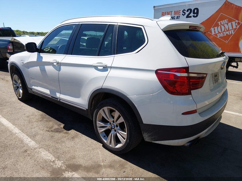 2013 BMW X3 VIN 5UXWX7C50DL980712 IAAI salvage auction — FRONT END, Salvage (New Jersey), sold $1,200 on 2026-07-13 (photo 3)