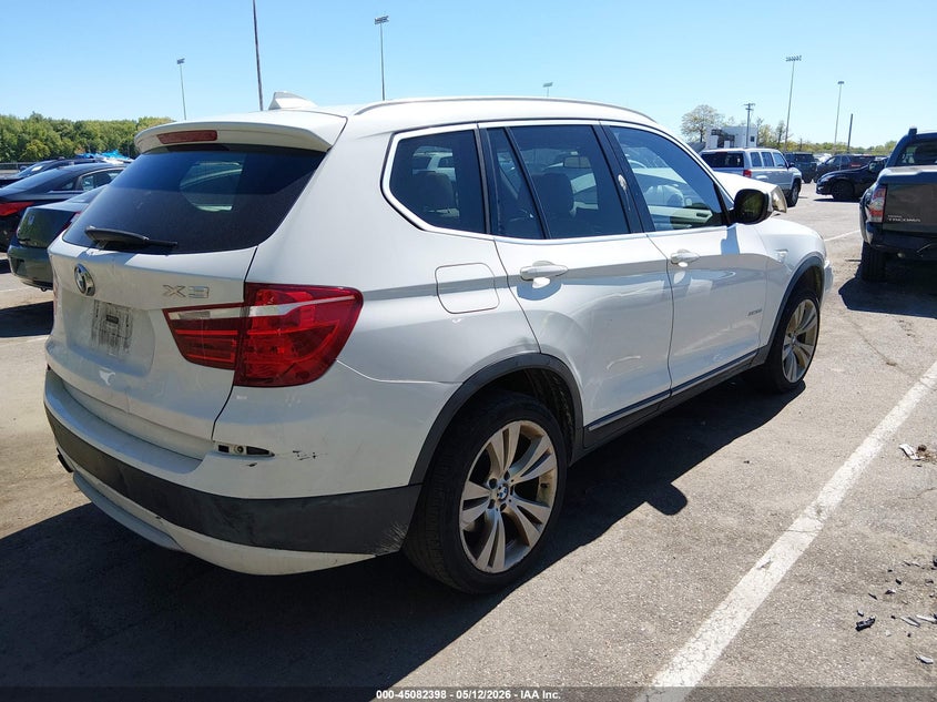 2013 BMW X3 VIN 5UXWX7C50DL980712 IAAI salvage auction — FRONT END, Salvage (New Jersey), sold $1,200 on 2026-07-13 (photo 4)
