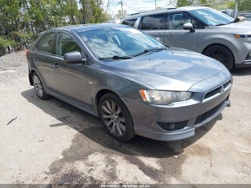 2010 Mitsubishi Lancer VIN JA32X8HW1AU001954 IAAI salvage auction — REAR END, Salvage (Massachusetts), sold $200 on 2026-07-07 (photo 1)
