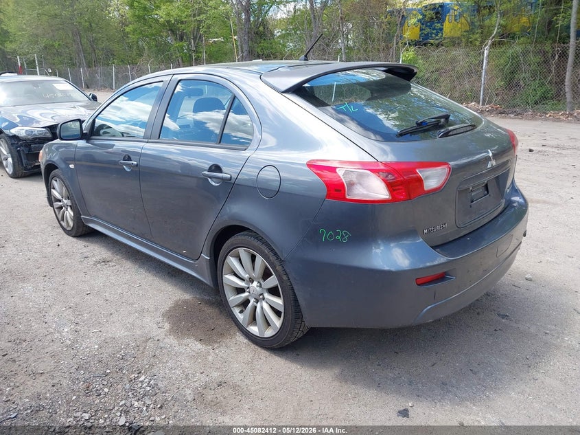 2010 Mitsubishi Lancer VIN JA32X8HW1AU001954 IAAI salvage auction — REAR END, Salvage (Massachusetts), sold $200 on 2026-07-07 (photo 3)