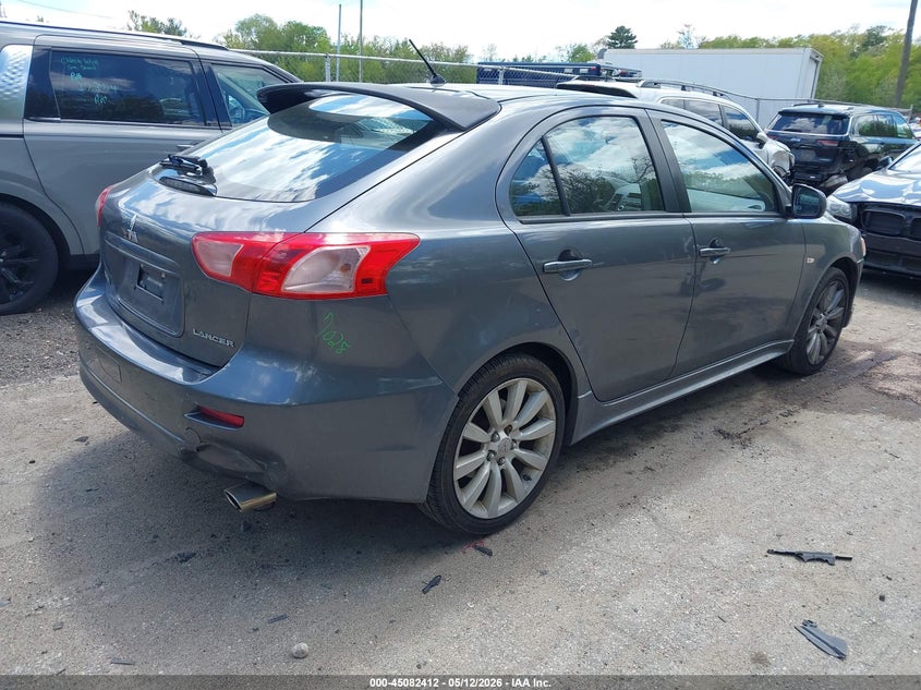 2010 Mitsubishi Lancer VIN JA32X8HW1AU001954 IAAI salvage auction — REAR END, Salvage (Massachusetts), sold $200 on 2026-07-07 (photo 4)