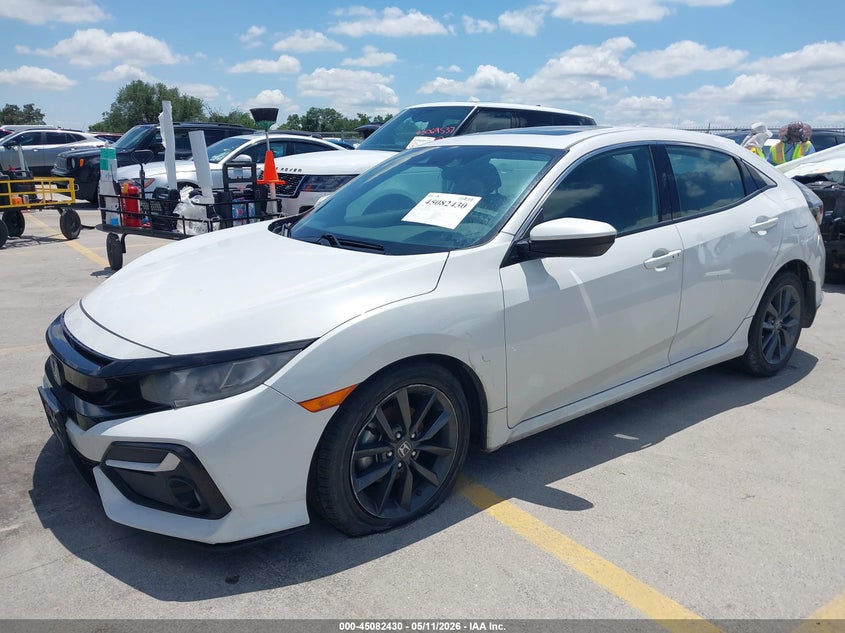2021 Honda Civic VIN SHHFK7H61MU422256 IAAI salvage auction — RIGHT SIDE, Salvage (Texas), sold $3,800 on 2026-07-30 (photo 2)