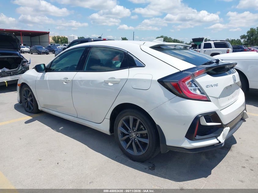 2021 Honda Civic VIN SHHFK7H61MU422256 IAAI salvage auction — RIGHT SIDE, Salvage (Texas), sold $3,800 on 2026-07-30 (photo 3)
