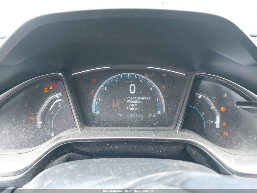 2021 Honda Civic VIN SHHFK7H61MU422256 IAAI salvage auction — RIGHT SIDE, Salvage (Texas), sold $3,800 on 2026-07-30 (photo 7)