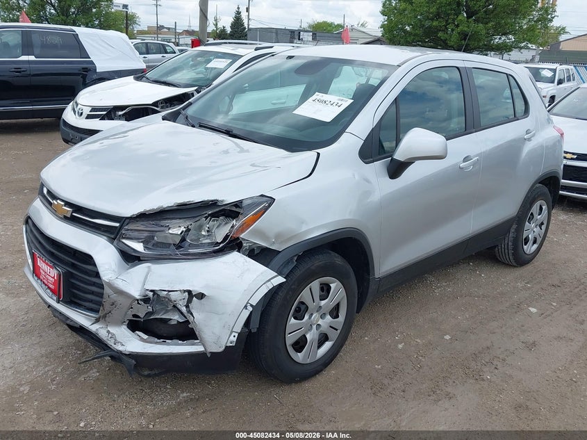 2018 Chevrolet Trax VIN KL7CJKSBXJB606946 IAAI salvage auction — HAIL, Salvage (Illinois), sold $875 on 2026-07-28 (photo 2)