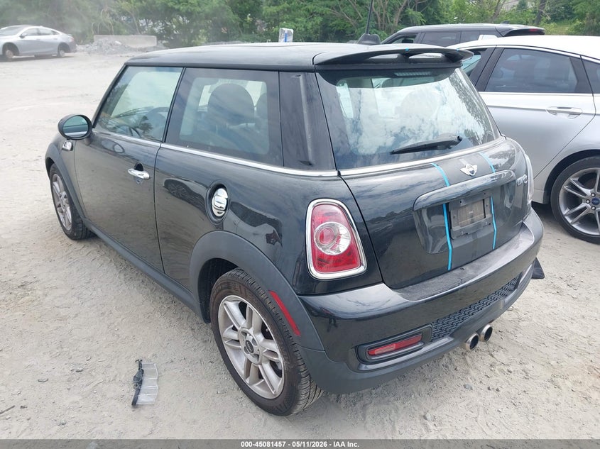 2013 Mini Hard top VIN WMWSV3C51DT396797 IAAI salvage auction — RIGHT SIDE, Salvage (Georgia), sold $1,725 on 2026-08-04 (photo 3)