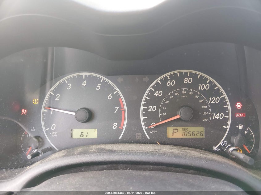2011 Toyota Corolla VIN JTDBU4EE6B9149097 IAAI salvage auction — LEFT SIDE, Salvage (West Virginia), sold $1,150 on 2026-07-29 (photo 7)