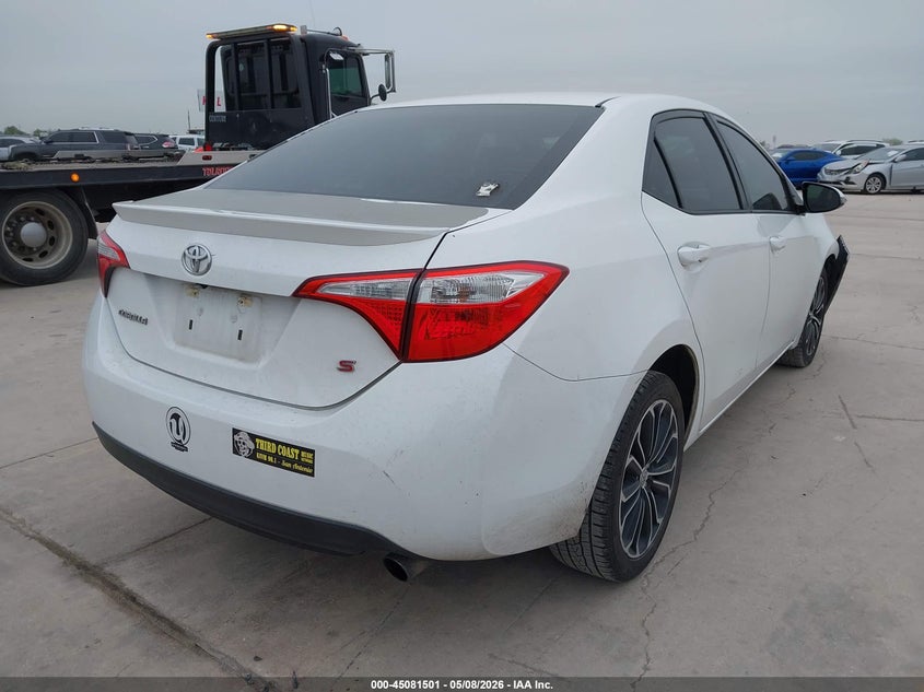 2016 Toyota Corolla VIN 5YFBURHE1GP369662 IAAI salvage auction — FRONT END, Original (Texas), sold $2,800 on 2026-07-29 (photo 4)
