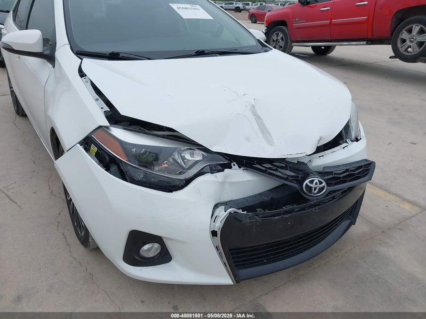 2016 Toyota Corolla VIN 5YFBURHE1GP369662 IAAI salvage auction — FRONT END, Original (Texas), sold $2,800 on 2026-07-29 (photo 6)