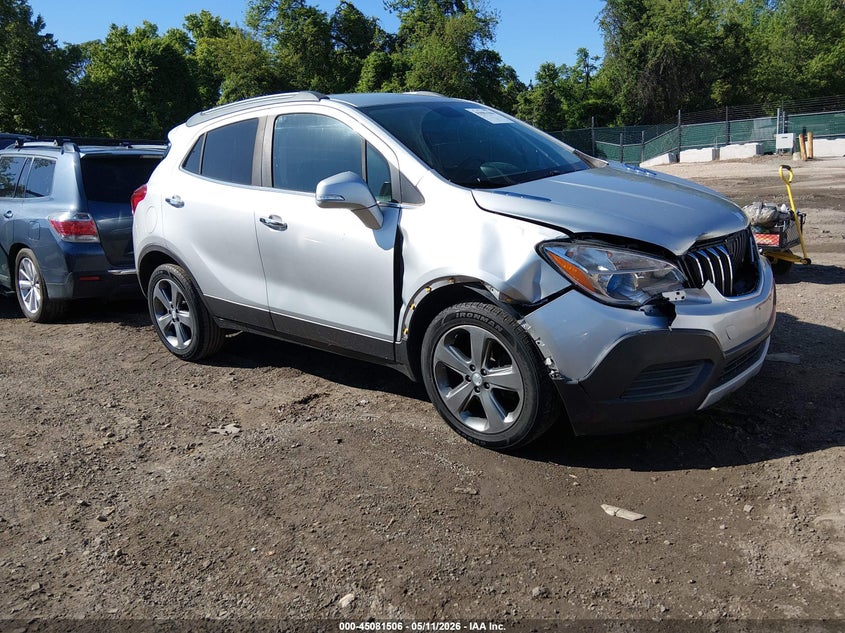 2014 Buick Encore VIN KL4CJASB3EB784761 IAAI salvage auction — FRONT END, Salvage (Idaho), sold $575 on 2026-07-09 (photo 1)