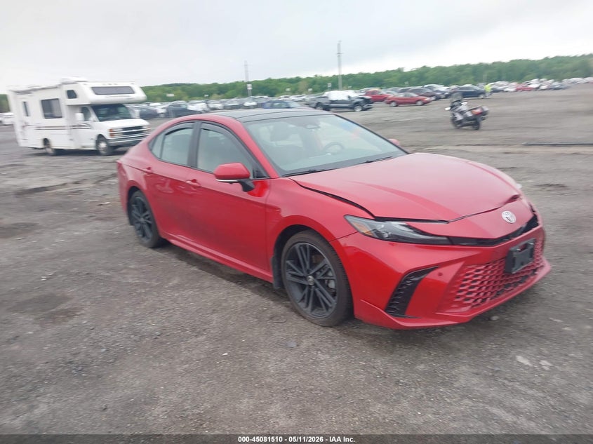 2025 Toyota Camry VIN 4T1DAACK2SU198038 IAAI salvage auction — FRONT END, Salvage - Greater Than 75% (Maryland), sold $12,600 on 2026-08-01 (photo 1)