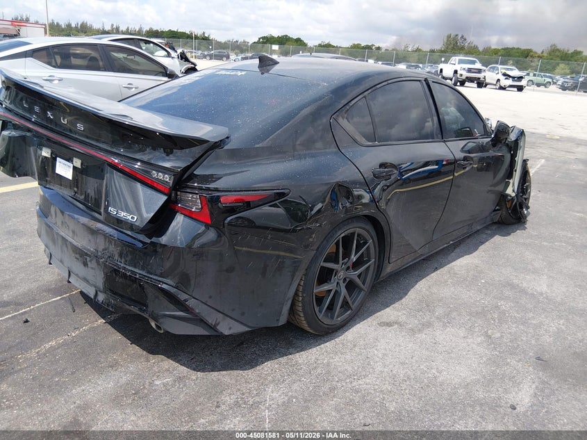 2026 Lexus Is VIN JTHGZ1B29T5096726 IAAI salvage auction — ALL OVER, Certificate Of Destruction (Florida), sold $550 on 2026-07-30 (photo 4)