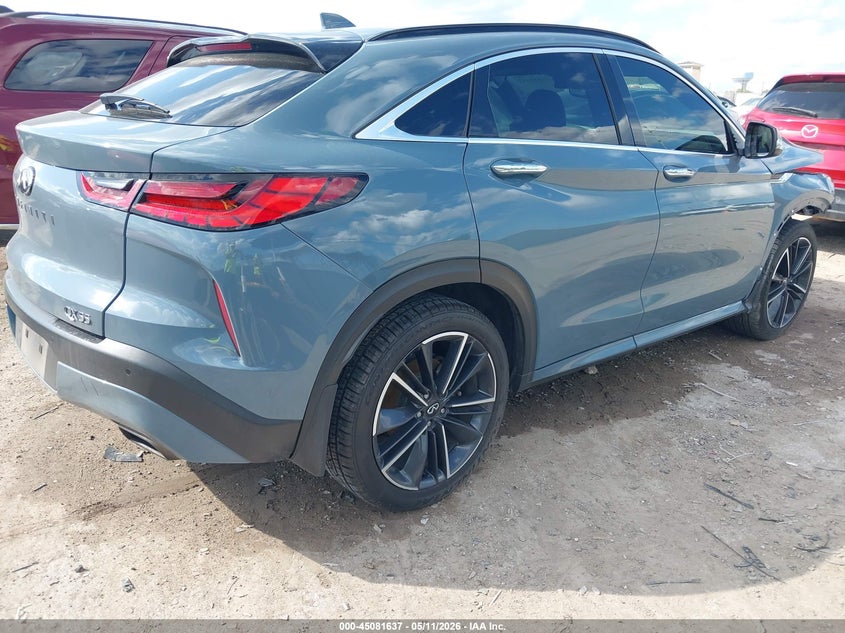 2022 Infiniti Qx55 VIN 3PCAJ5J39NF101280 IAAI salvage auction — FRONT END, Salvage (Texas), sold $6,025 on 2026-07-20 (photo 4)